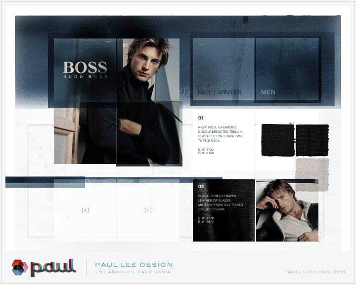 Paul&nbsp;Lee网页界面设计