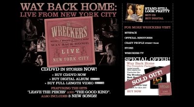 国外35个音乐产业相关网站设计欣赏