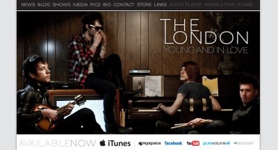 国外35个音乐产业相关网站设计欣赏