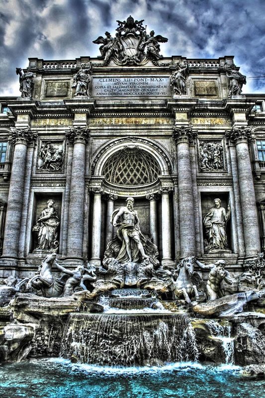 美丽的罗马风光HDR照片