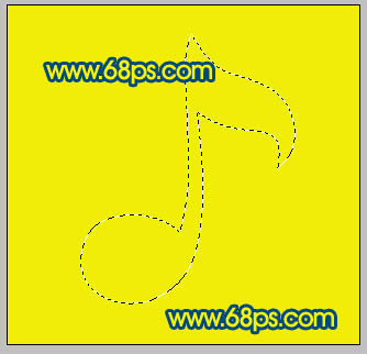 Photoshop制作一个漂亮的水晶音符图标