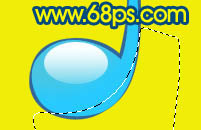 Photoshop制作一个漂亮的水晶音符图标