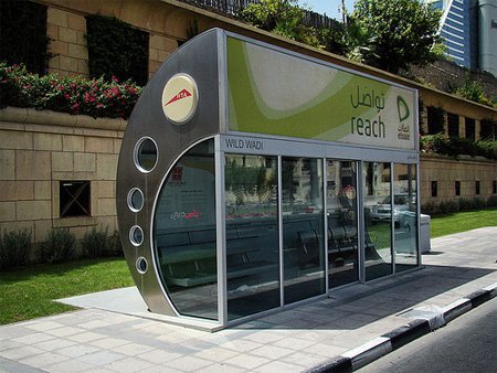 国外一组创意公交车站设计