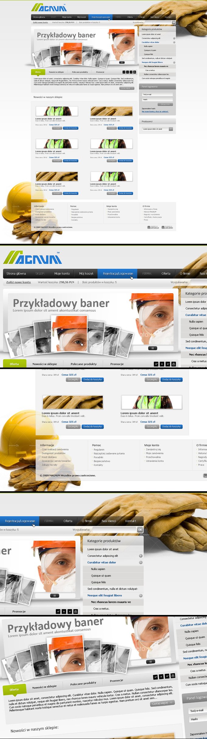 Lukasz Dach网站界面设计作品