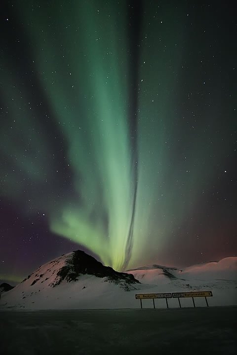 摄影欣赏: 绚丽的北极光