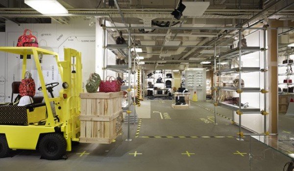 Louis Vuitton Underground概念店室内空间设计