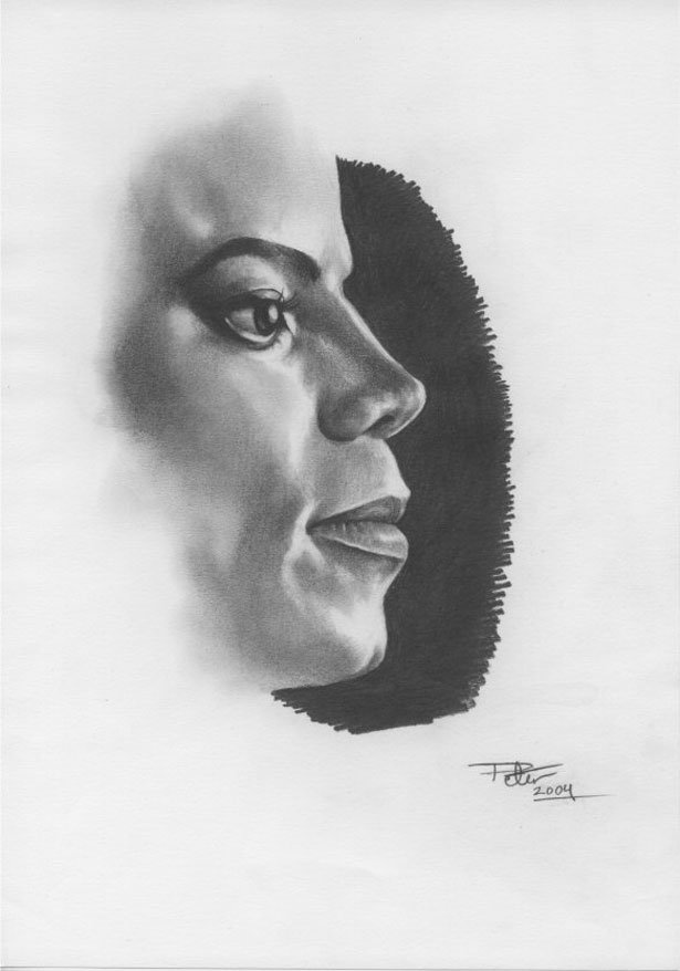 纪念流行音乐之王:迈克尔·杰克逊(Michael&nbsp;Jackson)艺术插画欣赏