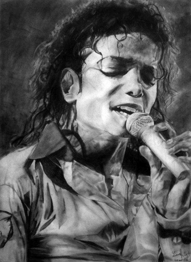 纪念流行音乐之王:迈克尔·杰克逊(Michael&nbsp;Jackson)艺术插画欣赏