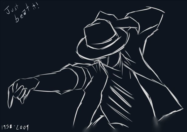 纪念流行音乐之王:迈克尔·杰克逊(Michael&nbsp;Jackson)艺术插画欣赏