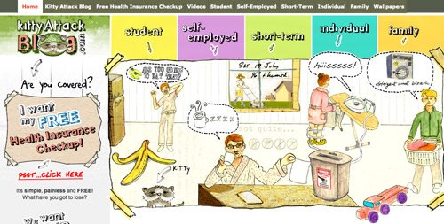 50个漂亮的手绘风格网站设计