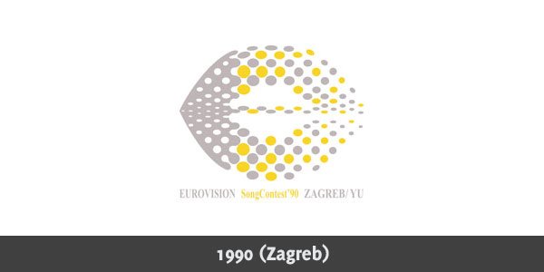 欧洲歌唱大赛(Eurovision Song Contest)标志欣赏 1956-2010