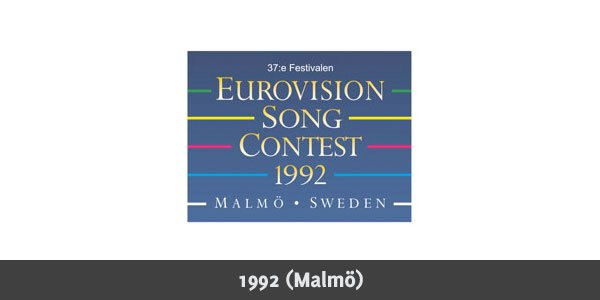 欧洲歌唱大赛(Eurovision Song Contest)标志欣赏 1956-2010