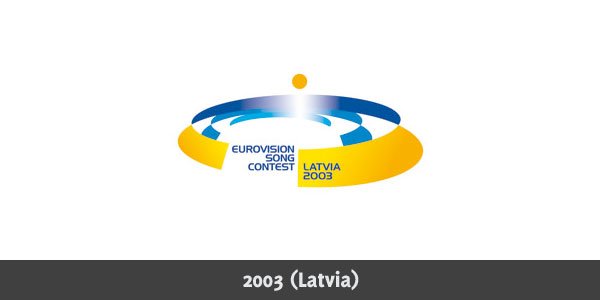 欧洲歌唱大赛(Eurovision Song Contest)标志欣赏 1956-2010