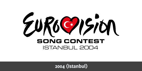 欧洲歌唱大赛(Eurovision Song Contest)标志欣赏 1956-2010