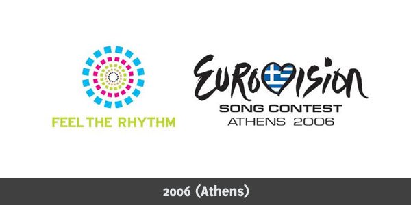 欧洲歌唱大赛(Eurovision Song Contest)标志欣赏 1956-2010