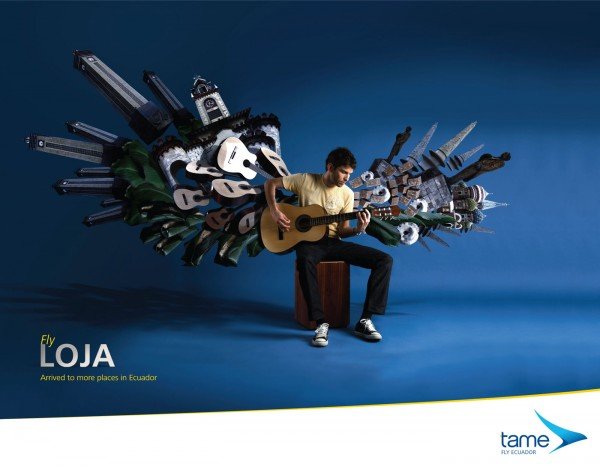 Tame Ecuador航空公司创意广告