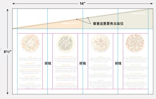 如何设计富有吸引力锯齿形折叠单页