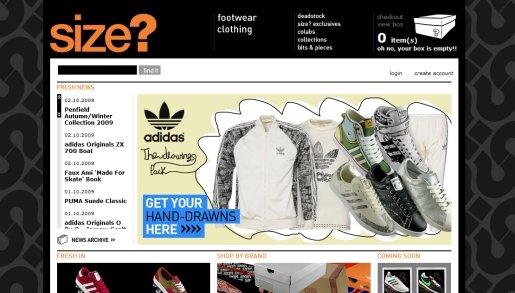 25个体育类电子商务网站设计