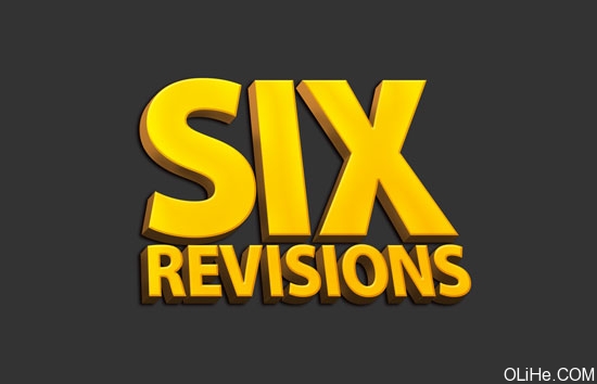 Photoshop制作3D文字效果教程