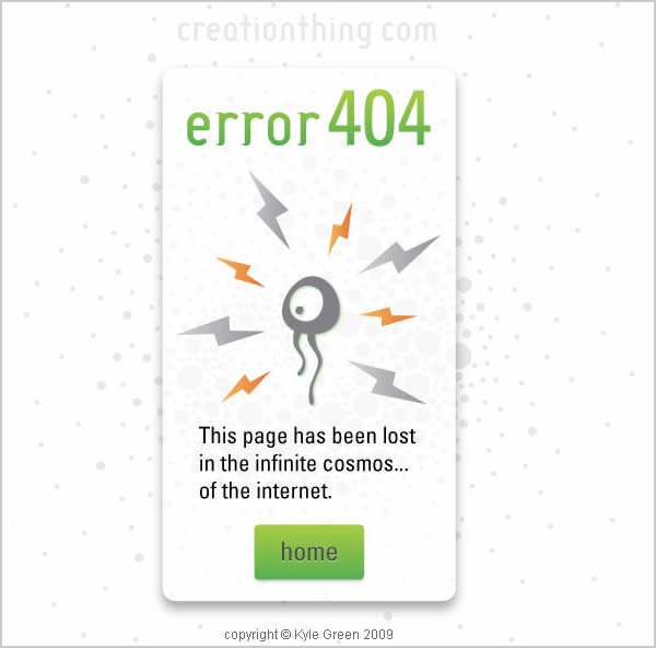 54 个404错误页面欣赏