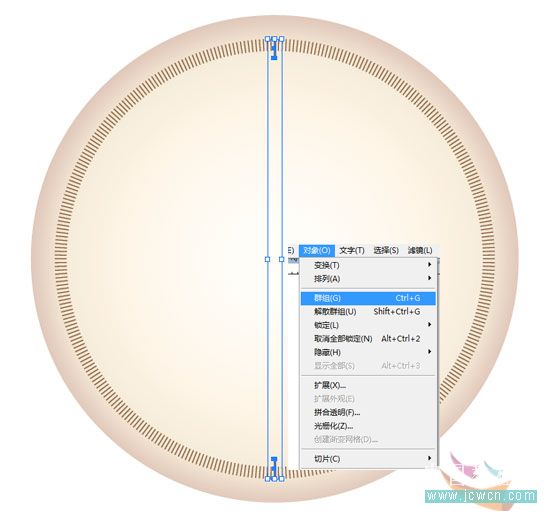 Illustrator鼠绘教程：简单绘制金色指南针