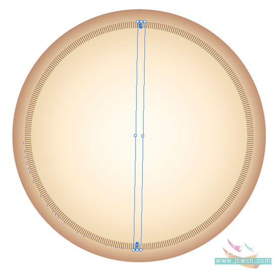 Illustrator鼠绘教程：简单绘制金色指南针