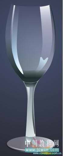 CorelDRAW X4绘制逼真的质感玻璃杯