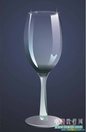 CorelDRAW X4绘制逼真的质感玻璃杯