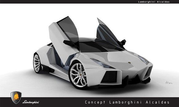 想象力丰富的概念汽车3D作品