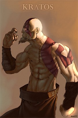 游戏《战神》(GOD OF WAR)角色CG设计