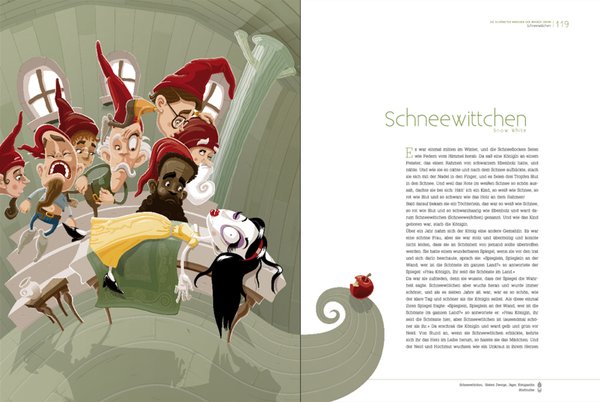 《格林童话》插画绘本设计欣赏