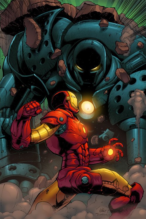 英雄漫画人物:钢铁侠插画作品欣赏