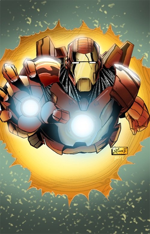 英雄漫画人物:钢铁侠插画作品欣赏