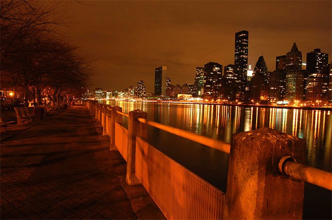 璀璨的城市夜景摄影