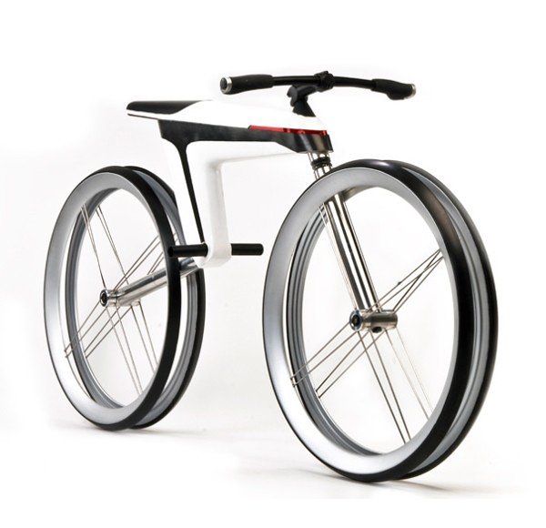 超酷的HMK 561碳纤维电力概念脚踏车