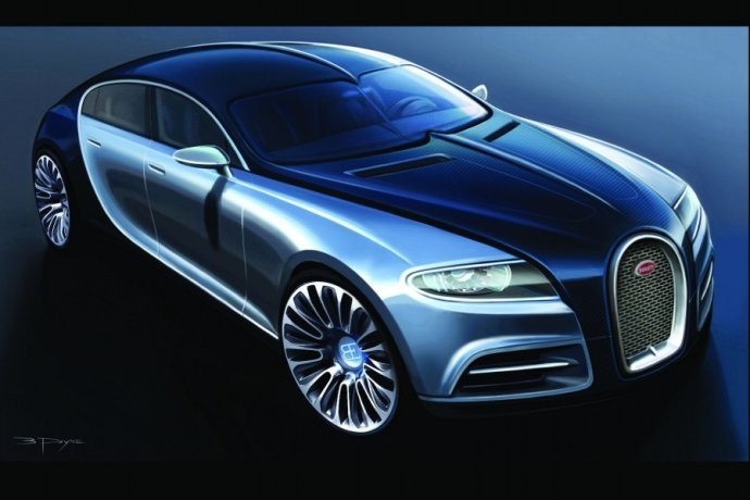 豪华布加迪四门超跑Bugatti 16C Galibier