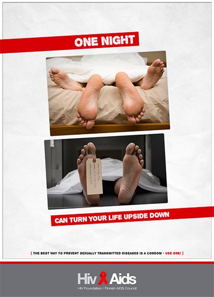 20个优秀的艾滋病公益广告