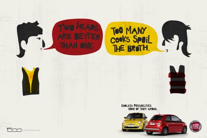 Fiat 500广告欣赏