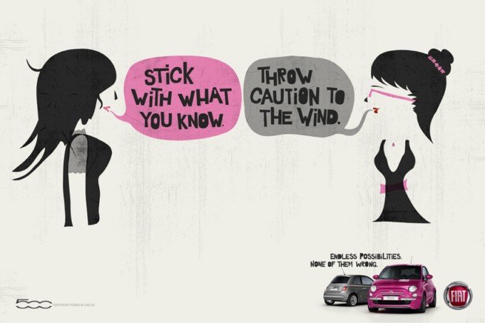 Fiat 500广告欣赏