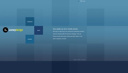 55个漂亮的蓝色网站设计