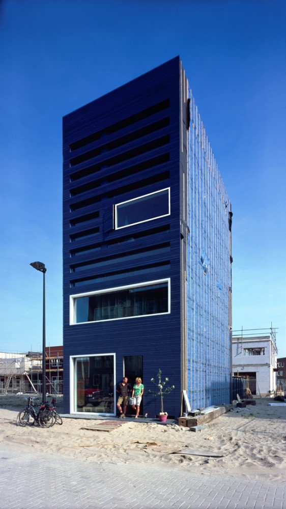 蓝色之家：阿姆斯特丹环保住宅设计