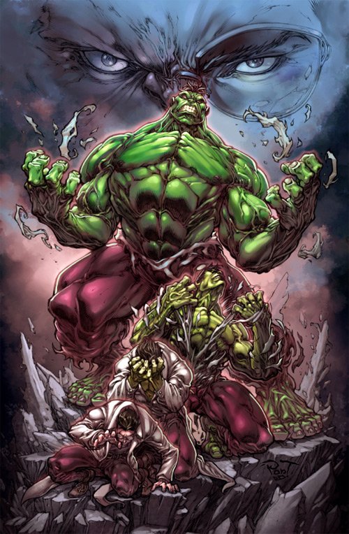 动漫人物：绿巨人Hulk 插画欣赏