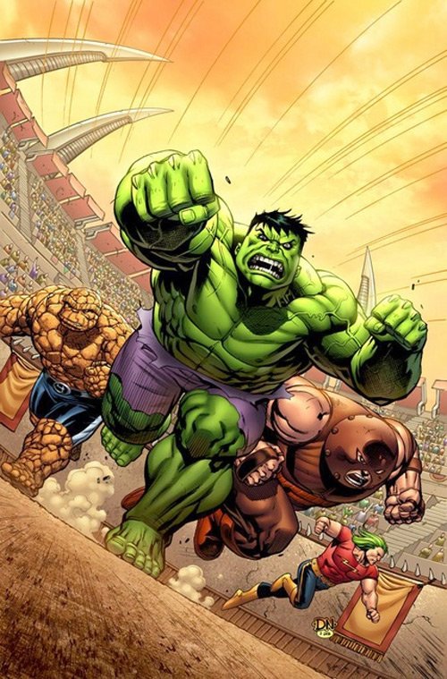 动漫人物：绿巨人Hulk 插画欣赏