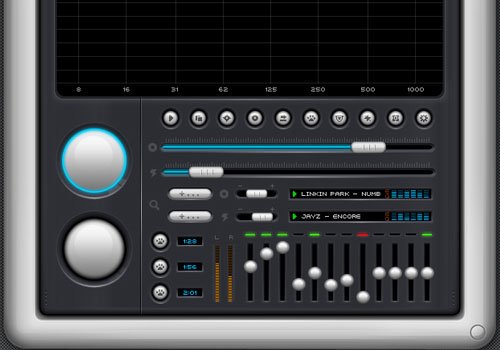40个音乐播放器UI界面设计