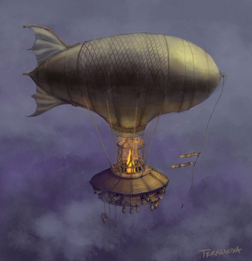 电子游戏概念艺术插图作品