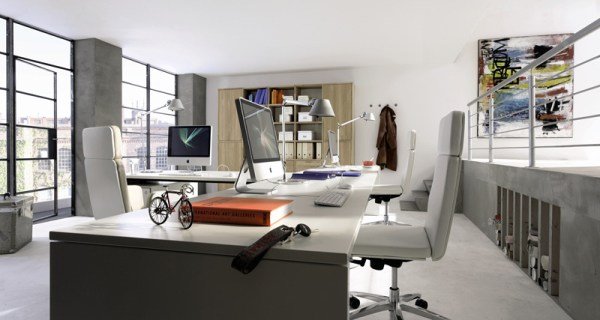 时尚的家庭办公室空间设计