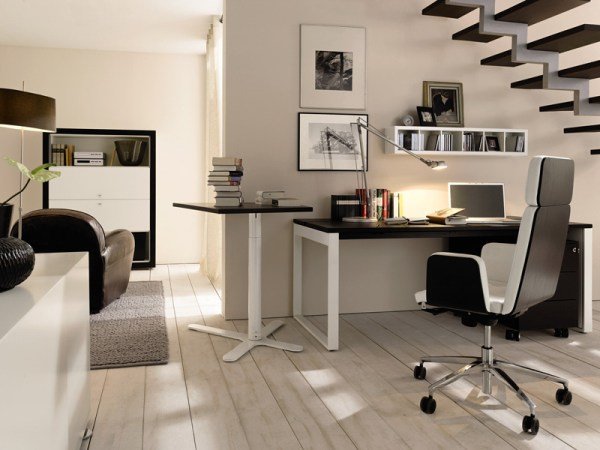 时尚的家庭办公室空间设计
