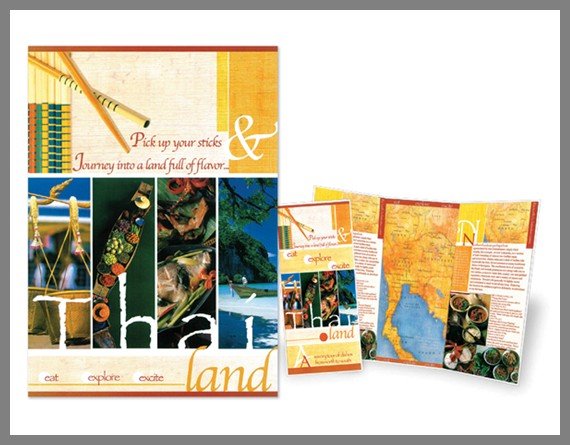 18张旅游宣传手册设计