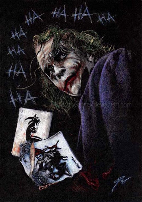 动漫人物：小丑The Joker插画欣赏