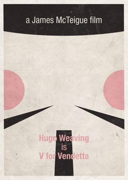 25张超级英雄极简海报作品